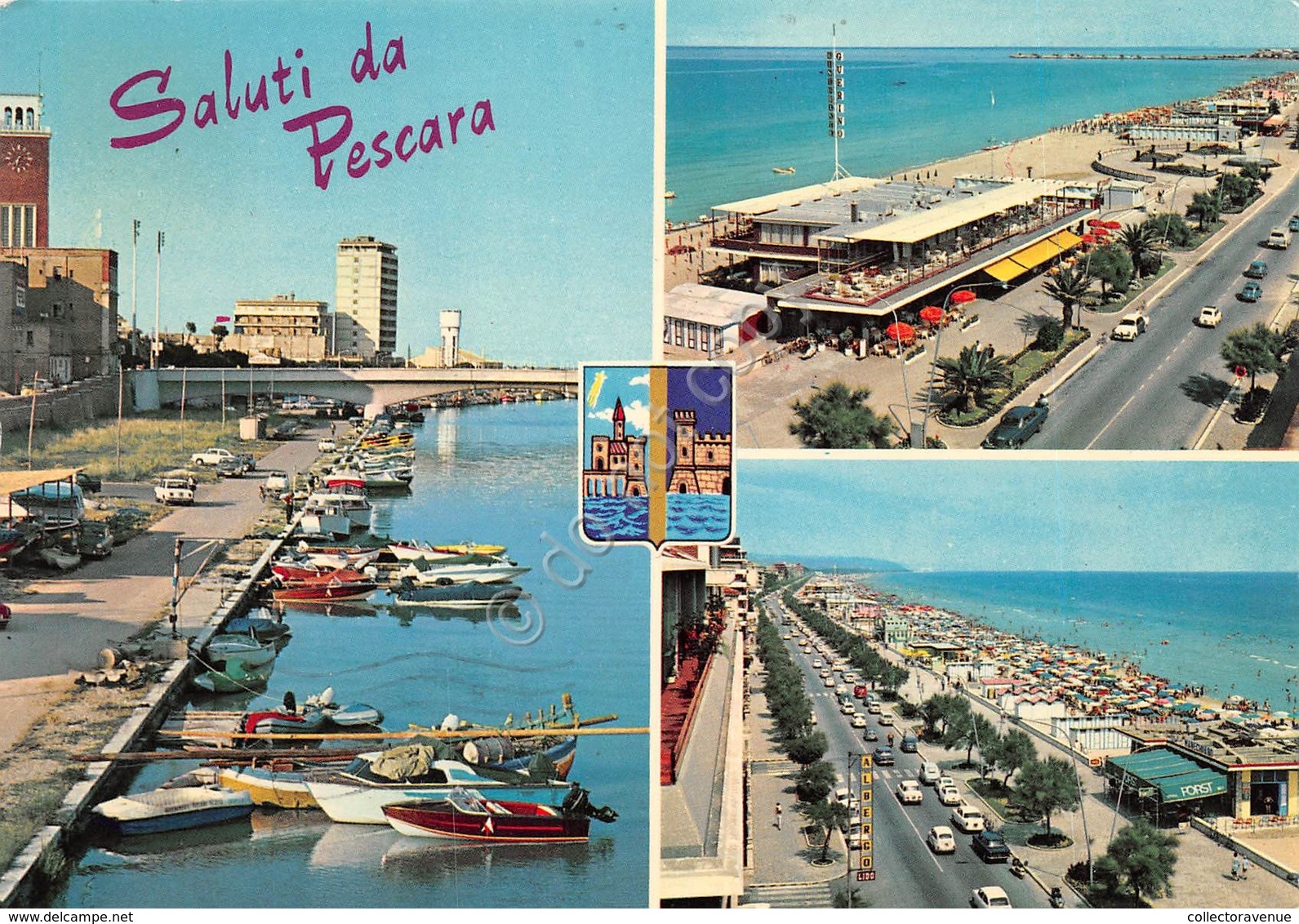 Cartolina Pescara 3 Vedute 1970 - Pescara