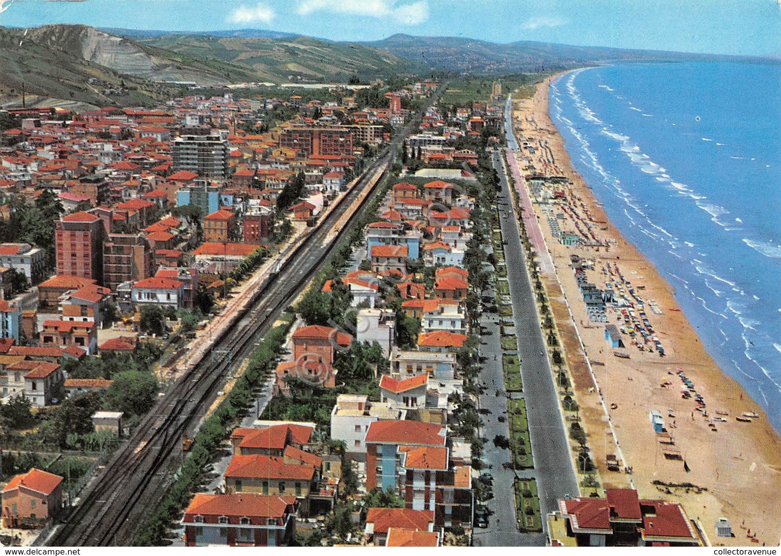 Cartolina Roseto Degli Abruzzi Panorama Aereo 1970 (Teramo) - Teramo