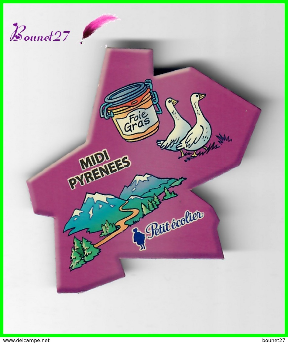 Magnet PETIT ÉCOLIER Les Régions De France - MIDI PYRÉNÉES Le Foie Gras - Magnets