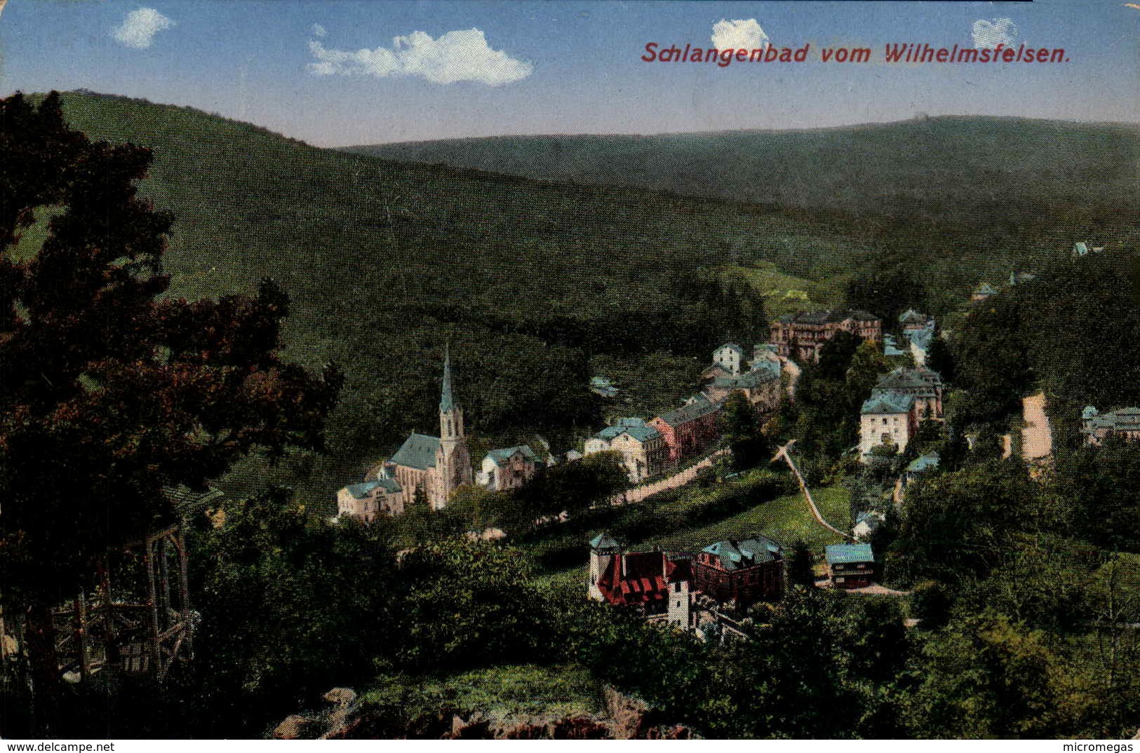 SCHLANGENBAD Vom Wilhelmsfelsen - Schlangenbad