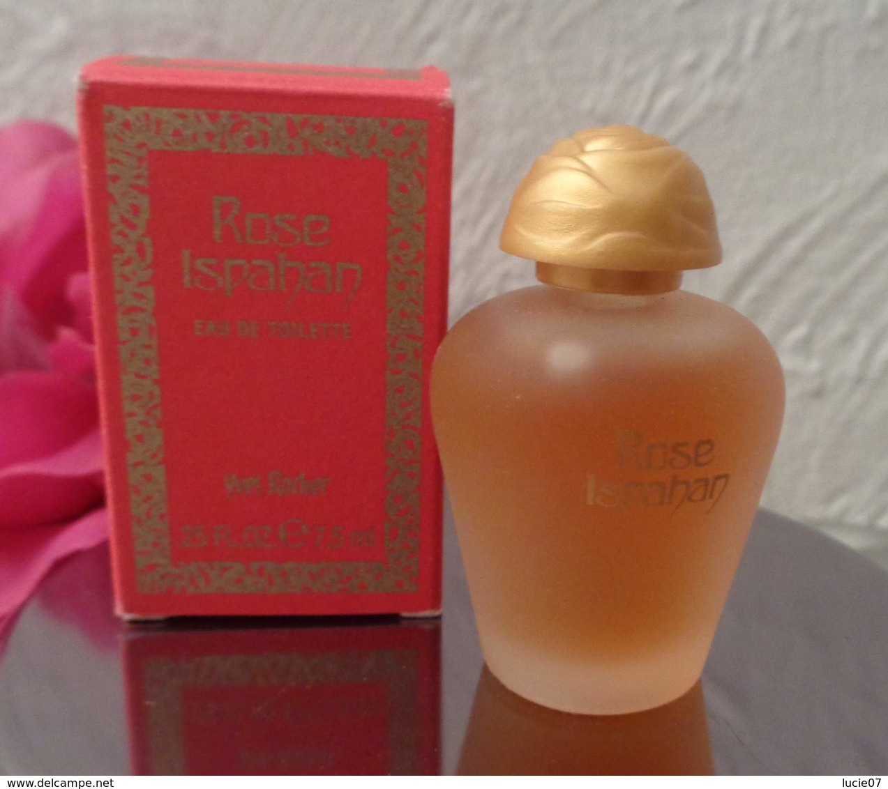 Miniature  YVES ROCHER  ROSE ISPAHAN   EDP  7. 5  ML - Miniatures Femmes (avec Boite)