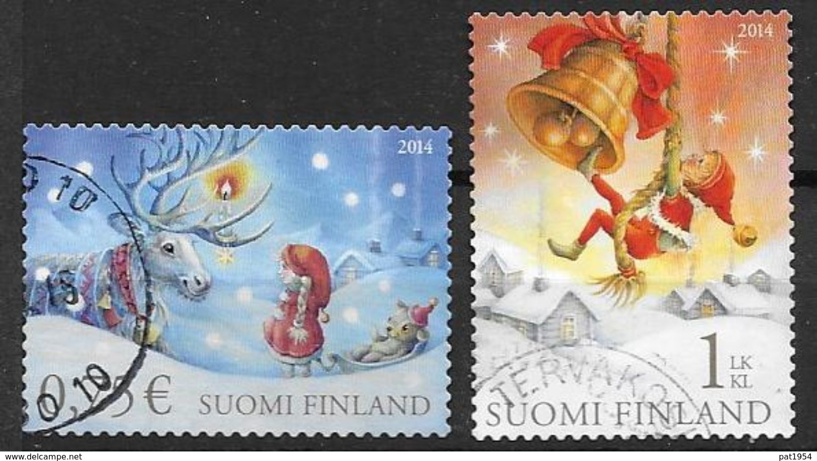 Finlande 2014 N° 2308/2309 Oblitérés Noël - Oblitérés