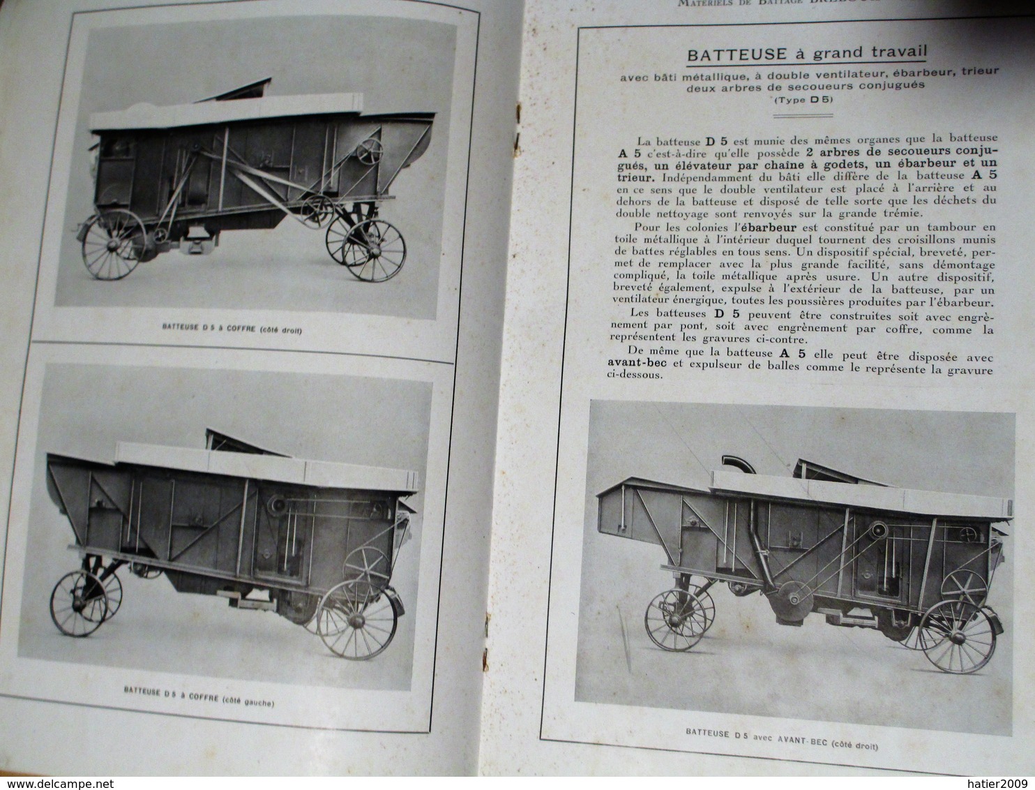 Catalogue 44 Pages+ Double Page Tarifs  Matériels De Battage BRELOUX A Nevers - LOCOMOBILES - BATTEUSES - Année 1926 - Supplies And Equipment