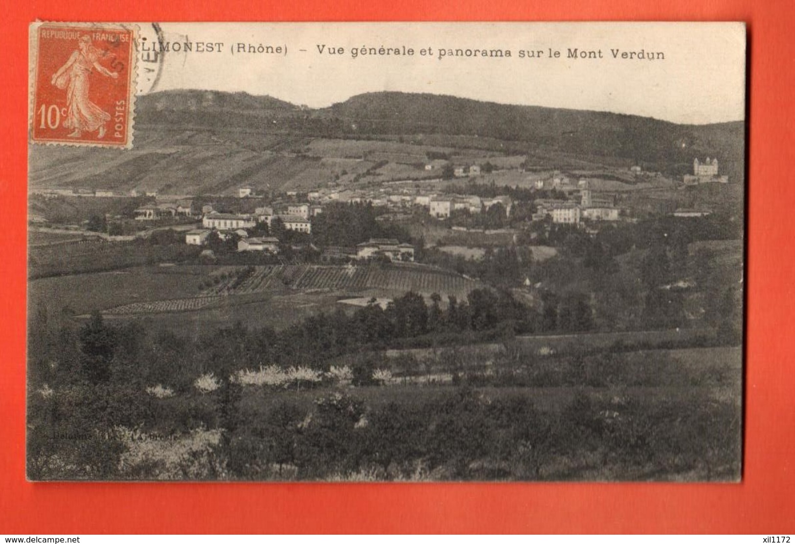 EBI-15 Limonest  Près Lyon, Panorama Sur Le Mont-Verdon - Limonest