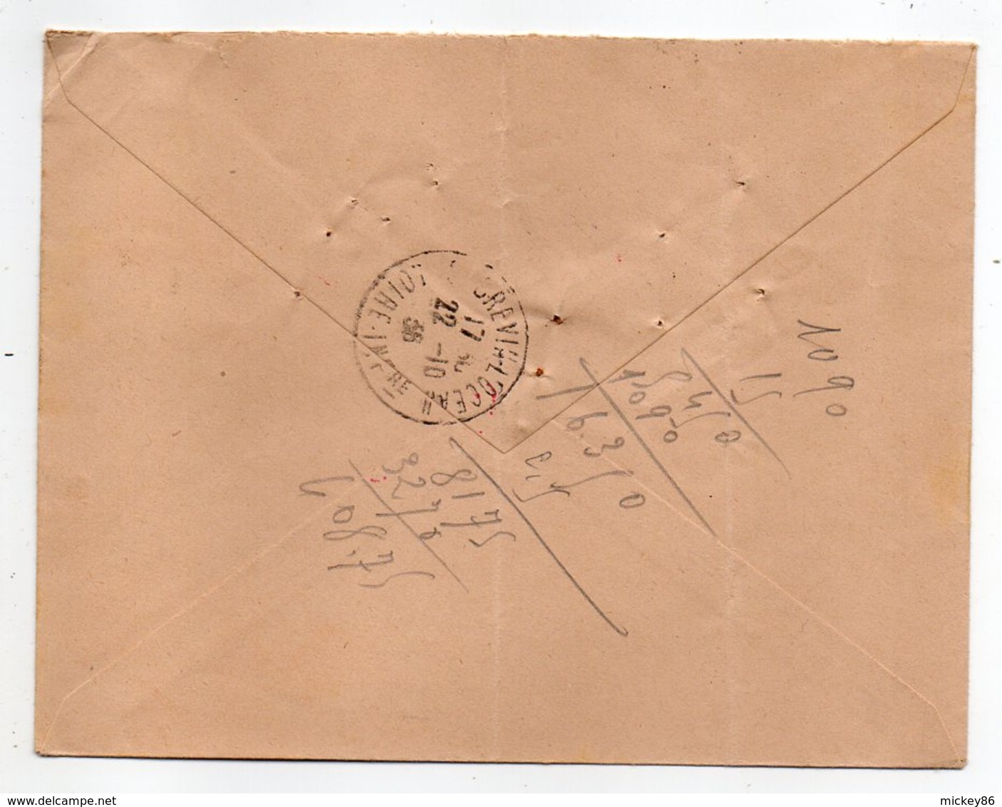 Algérie - 1938--Lettre D'ALGER Pour SAINT BREVIN LES PINS-44 (France)-timbre Seul Sur Lettre ---- Cachet - Lettres & Documents