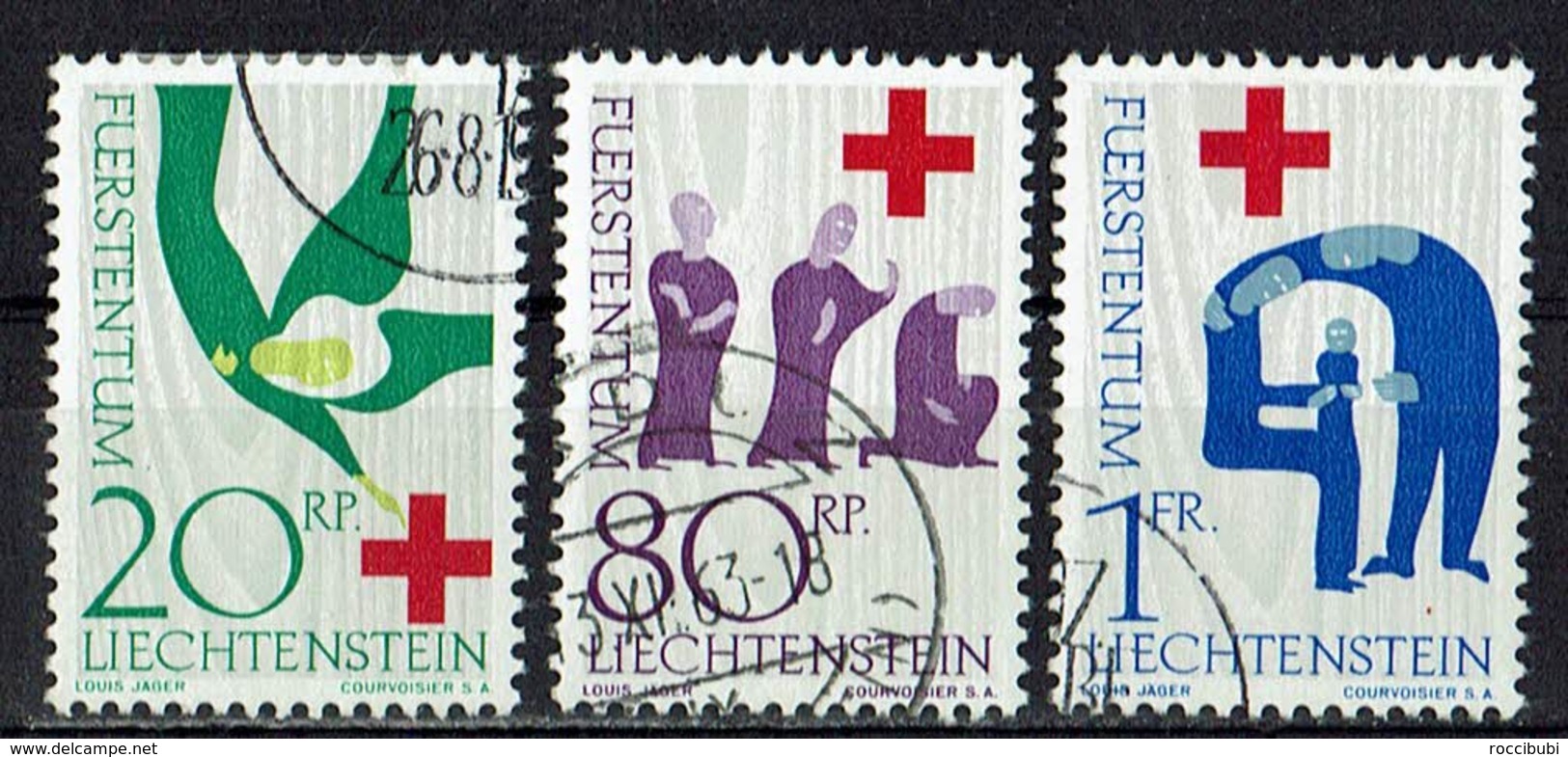 Liechtenstein 1963 // Mi. 428/430 O - Oblitérés