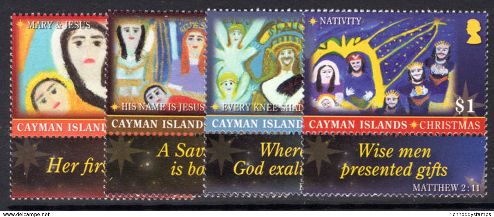Cayman Islands 2012 Christmas Paintings Unmounted Mint. - Cayman Islands