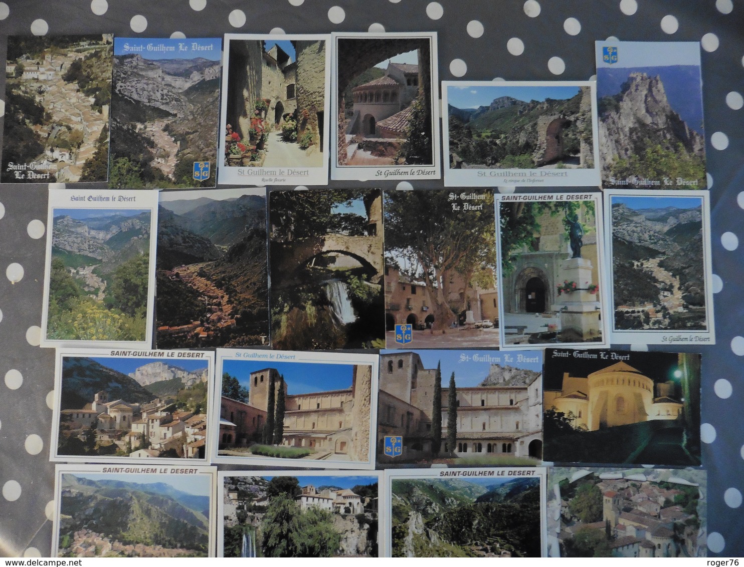 LOT  DE  20    CARTES POSTALES   NEUVES   DE   ST GUILHEM  LE  DESERT - 5 - 99 Cartes