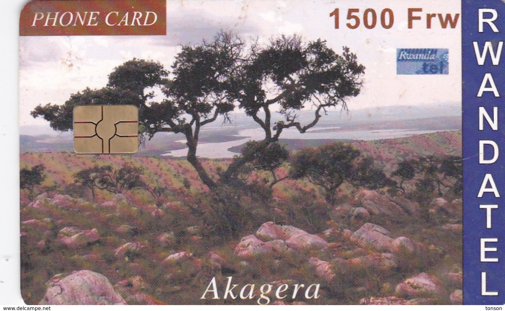 Rwanda, 1500 Frw, Akagera, 2 Scans. - Rwanda