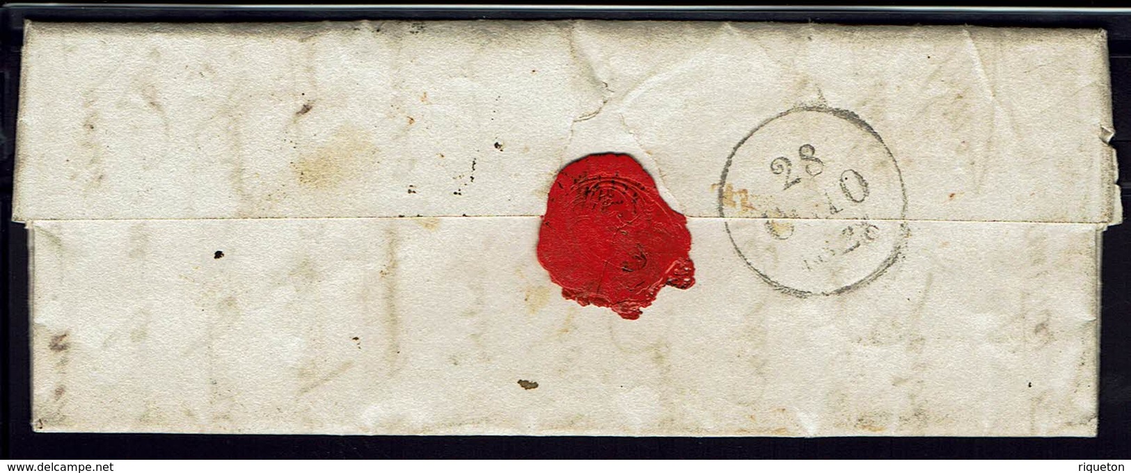 FR - Marque "41 Brioude" Lettre Du 24 Octobre 1828 Pour Sisteron, En Port Dû, Taxe Manuscrite 4 Décimes - B/TB - - 1801-1848: Précurseurs XIX