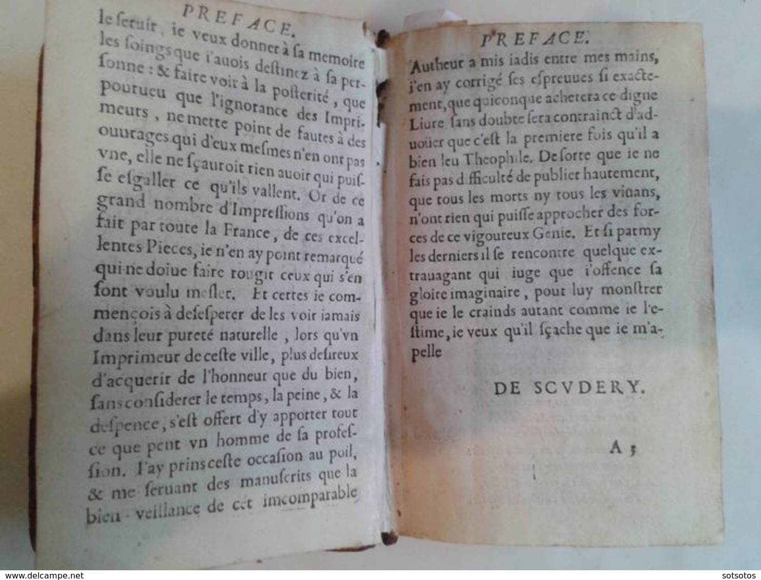 Théophile de Viau - Oeuvres de Theophile, divisées en trois parties - 1636