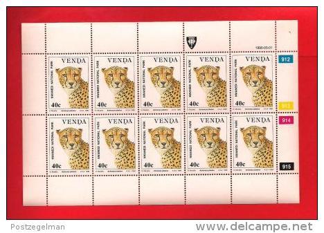 VENDA, 1990, MNH Stamp(s) In Full Sheets, Wildlife Animals, Nr(s) 200-203, Scan S641 - Venda