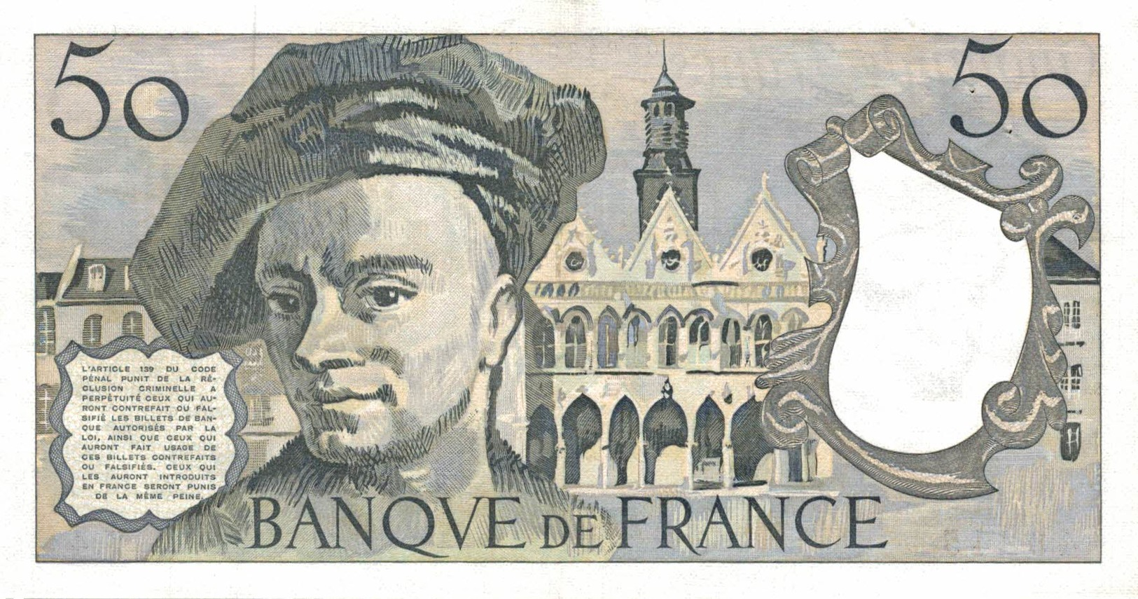 9414-2018    BILLET DE BANQUE 50 FRANCS QUENTIN DE LA TOUR 1977 - 50 F 1976-1992 ''quentin De La Tour''