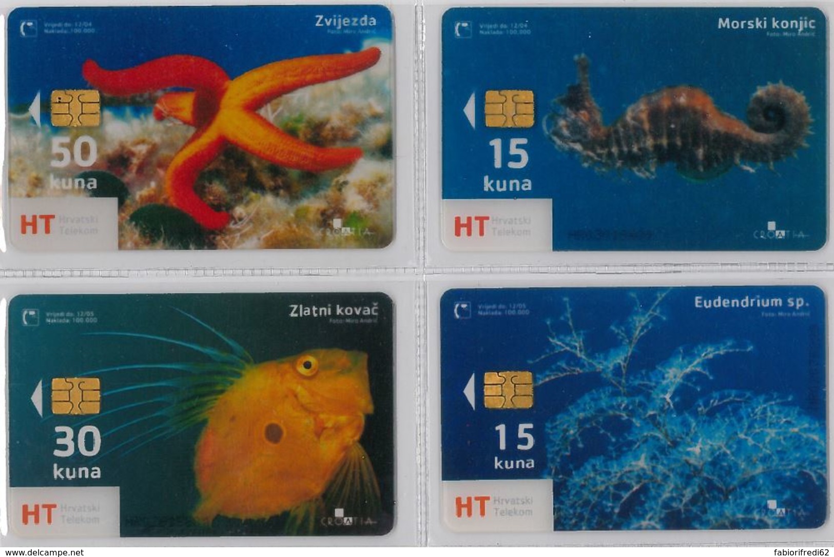 LOT 4 PHONE CARD- CROAZIA (E34.17.1 - Croazia