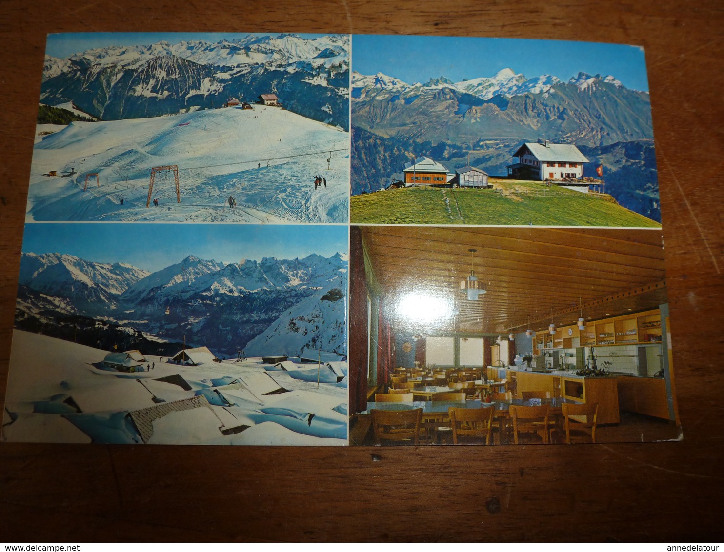 Carte Postale :HÔTEL BERGHAUS  SCHÖNBÜEL-Lungern OW, Schweiz , 2011 M ü. M - Idéales Ausflugsziel- Leitung: René Minicus - Hotels & Restaurants