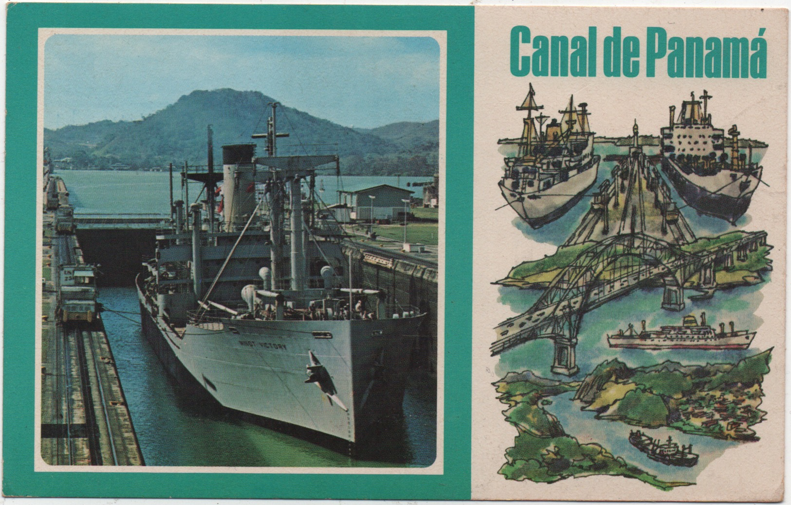 Canal De Panama. Viaggiata 1979 - Panama
