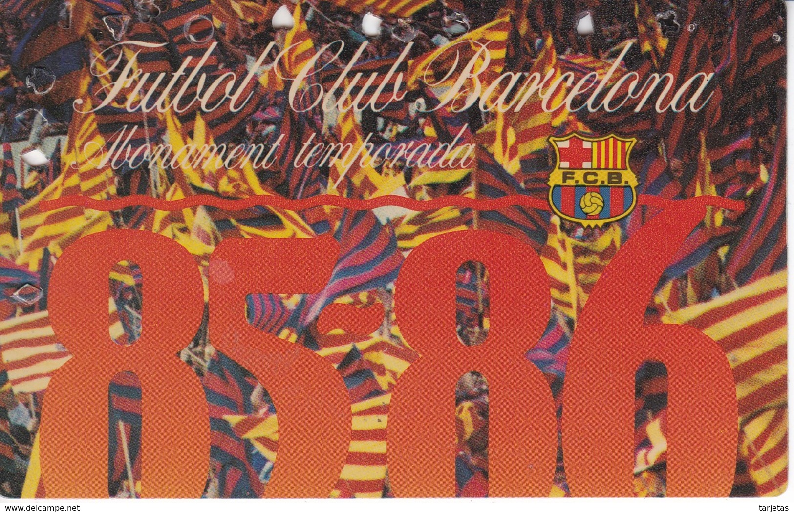CARNET DE SOCIO DEL FUTBOL CLUB BARCELONA DEL AÑO 1985-86 GOL SUD 2ª GRADERIA (BARÇA) - Otros & Sin Clasificación