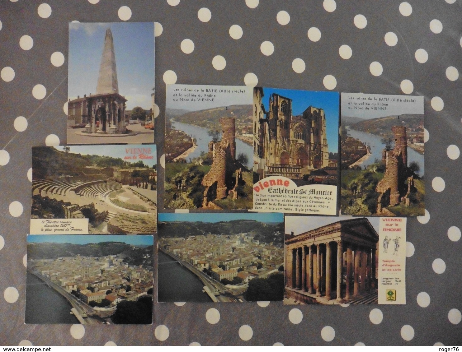 LOT  DE  8     CARTES POSTALES  NEUVES   DE    VIENNE  (38 ) - 5 - 99 Cartes