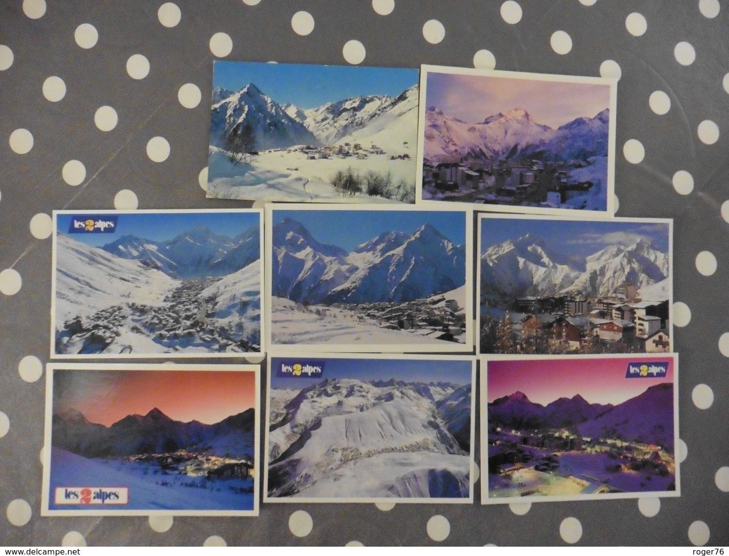 LOT  DE  8       CARTES POSTALES  NEUVES   DE    LES  DEUX  ALPES  (38 ) - 5 - 99 Cartes