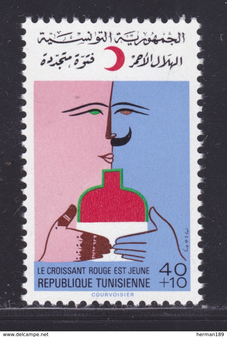 TUNISIE N°  827 ** MNH Neuf Sans Charnière, TB (D7878) Croissant Rouge Tunisien - 1976 - Tunisie (1956-...)