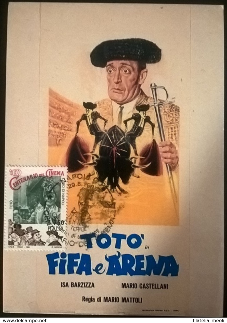 CARTOLINA TOTO' FIFA E ARENA - Altri