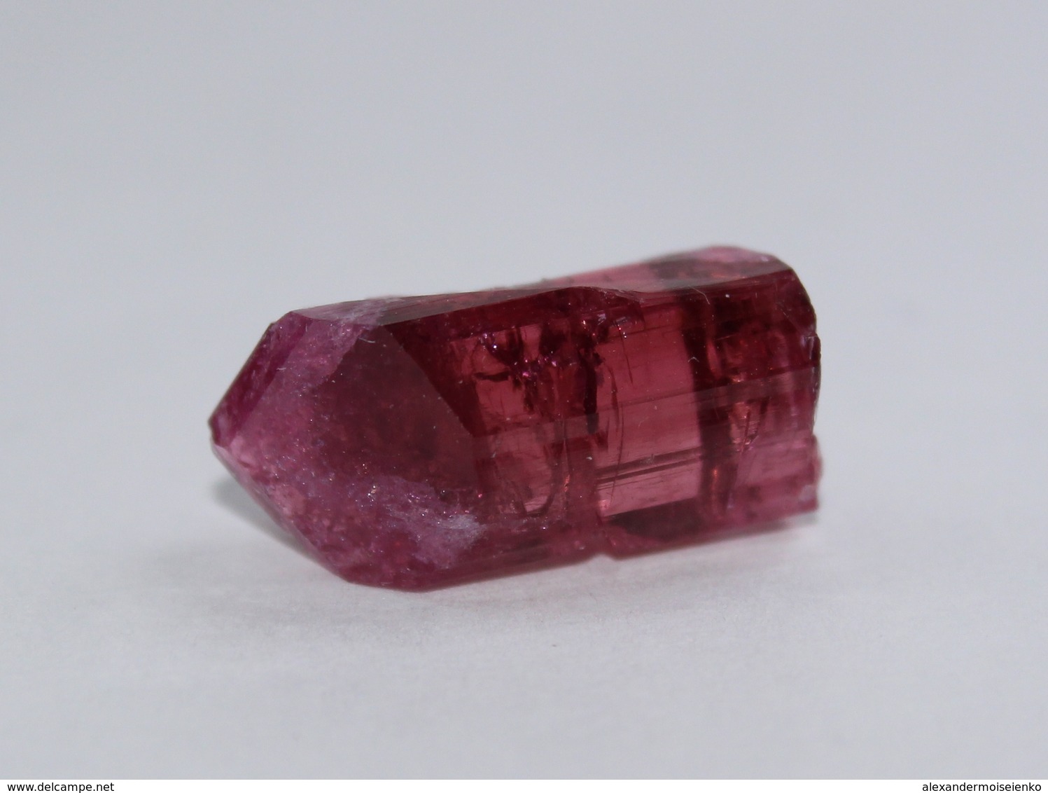 7.3 cts Pink Tourmaline Crystal w/ Natural Termination, Lepidolite. Russia