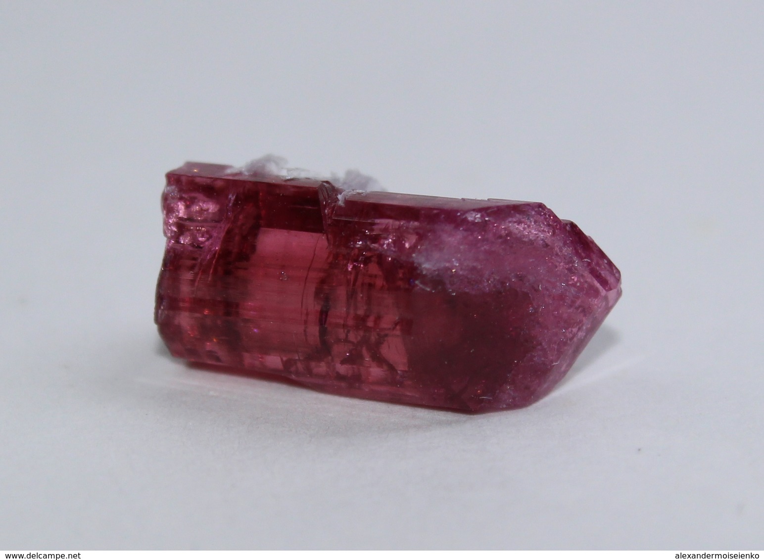 7.3 cts Pink Tourmaline Crystal w/ Natural Termination, Lepidolite. Russia