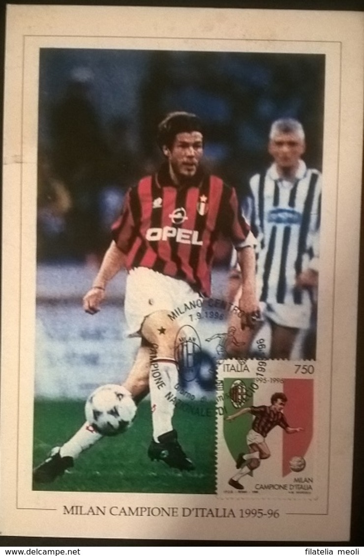 CARTOLINA MILAN 1996 - Andere Formaten