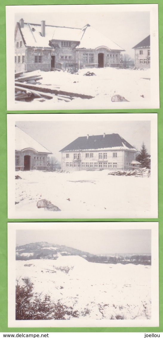 3 Photographie Originale Saint Pierre 15 Cantal Mairie Ecole Chantier Uranium - Lieux