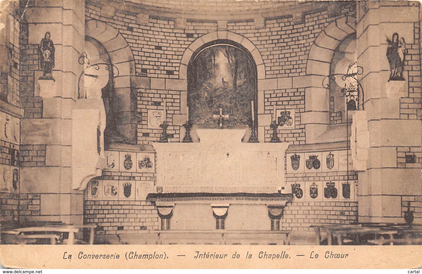 CHAMPLON - La Converserie - Intérieur De La Chapelle - Le Choeur - Tenneville