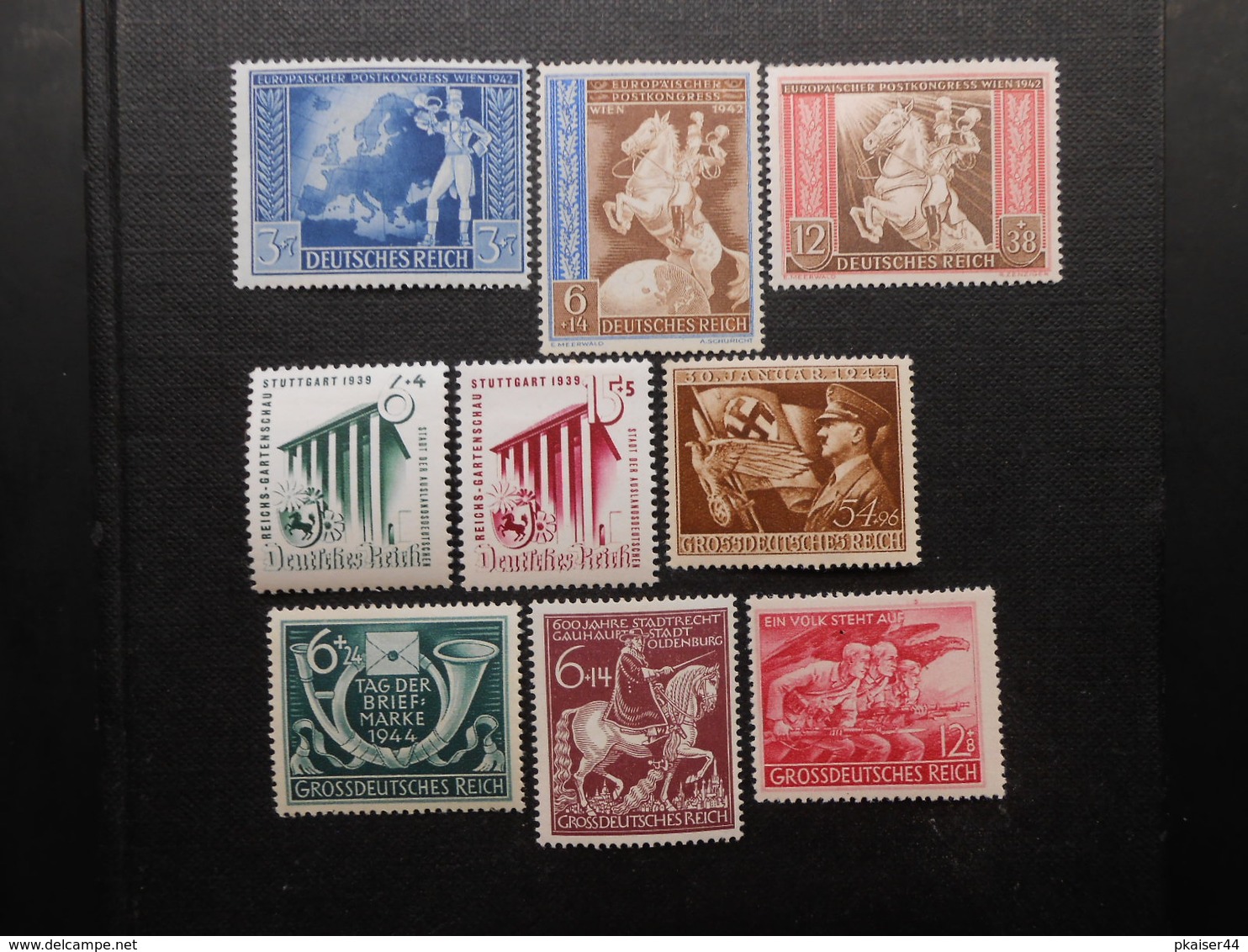 D.R.Mi 820+822*/821**/692+693*/865*/904*/907*/908* - 1939-1945 - Mi 7,40 € - Unused Stamps