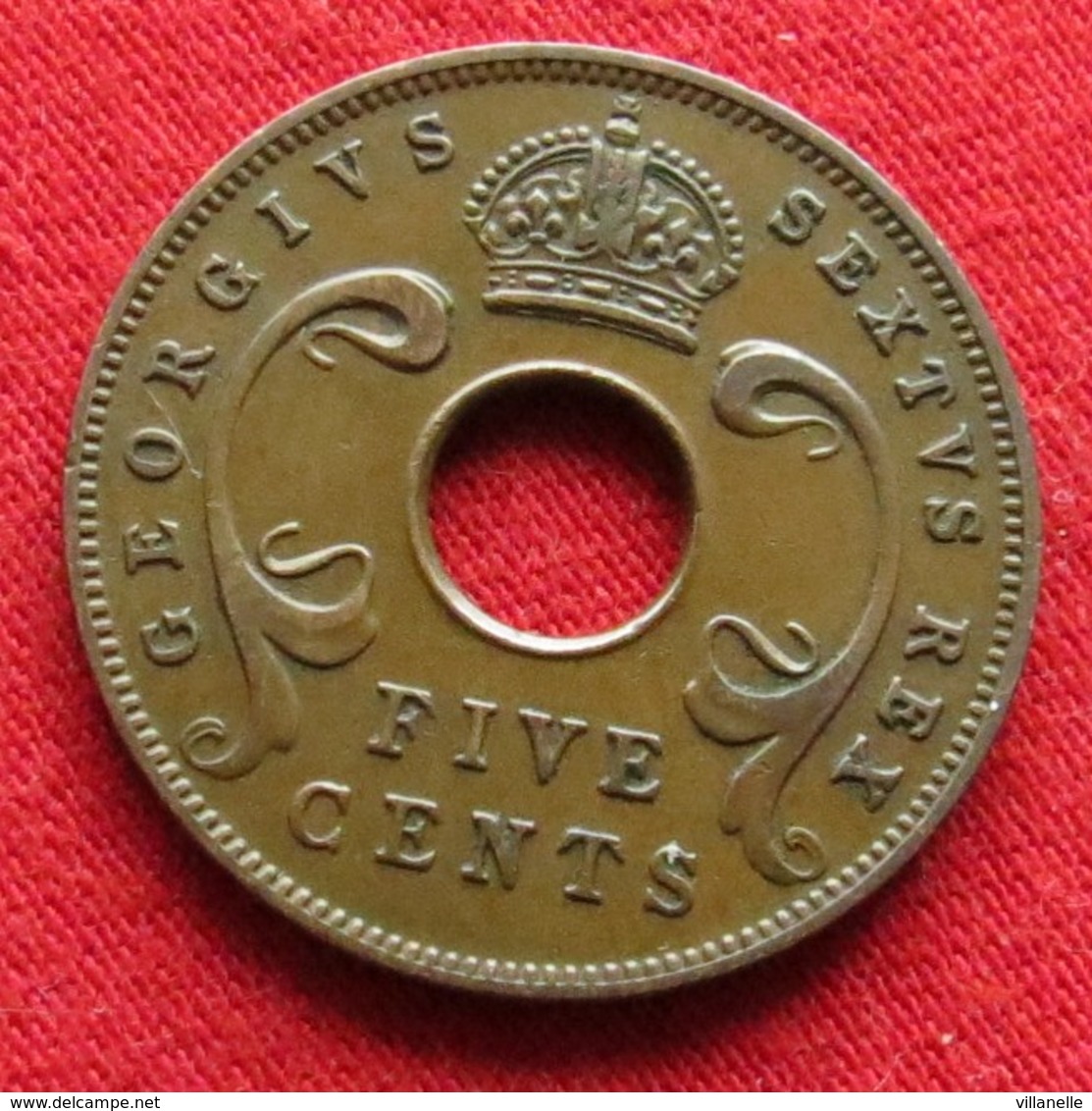 East Africa 5 Cents 1949  Africa Oriental Afrique Afrika Wºº - Autres – Afrique