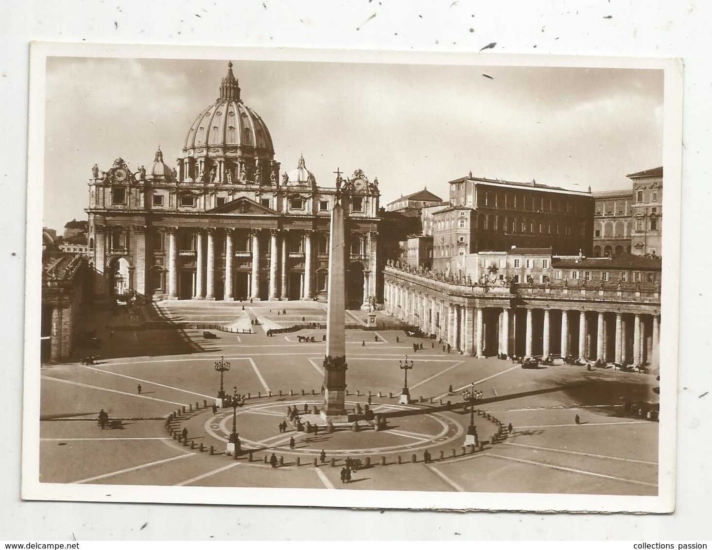 Cp, Italie ,  ROMA , ROME , Piazza E Basilica S. PIETRO , Basilique SAINT PIERRE ,vierge - Churches