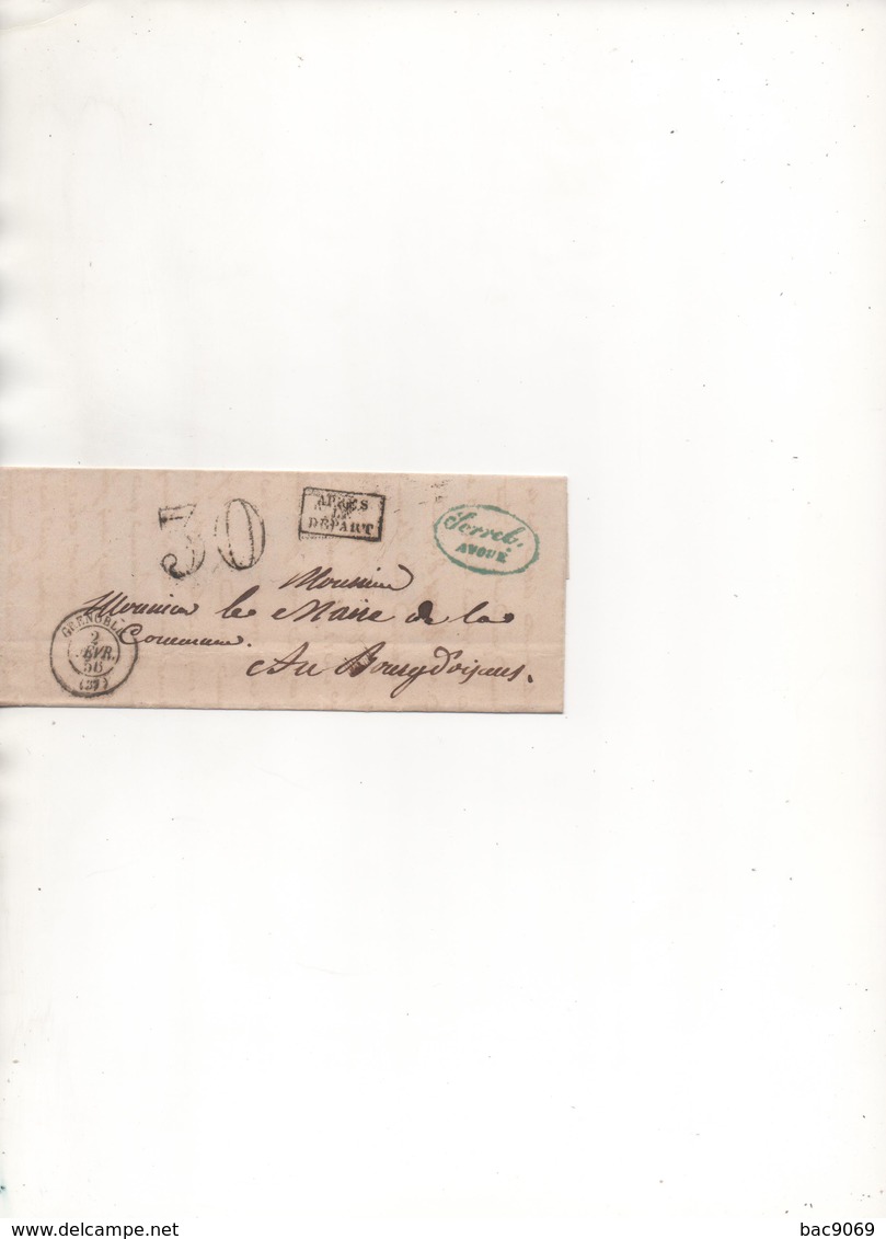 Lot JANVIER:lettres - 1801-1848: Précurseurs XIX