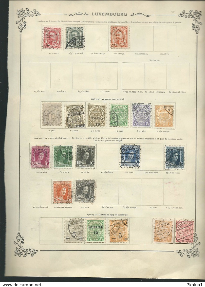 SUISSE, LUXEMBOURG, PAYS BAS, TURQUIE Et Quelques Divers Sur 27 Anciennes Pages D'album. - Colecciones (en álbumes)