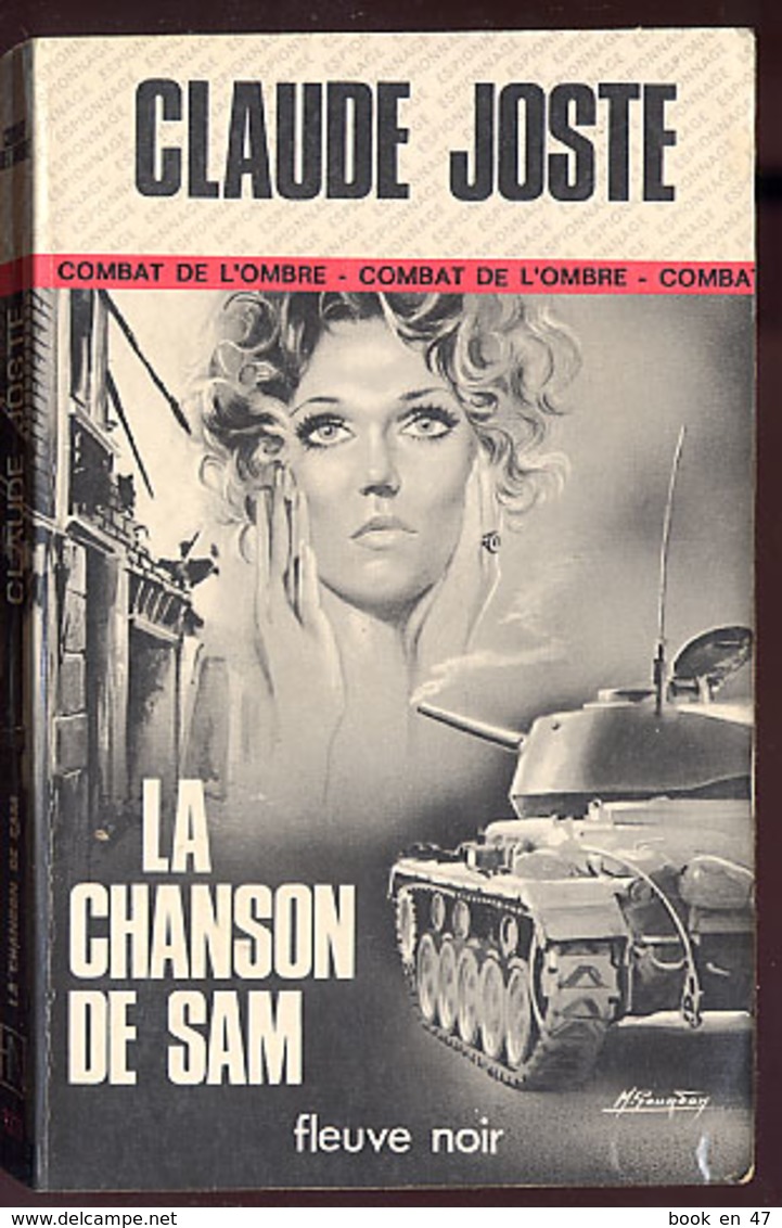 {05932} Claude Joste  Espionnage N°1319. EO 1976.   " En Baisse " - Fleuve Noir