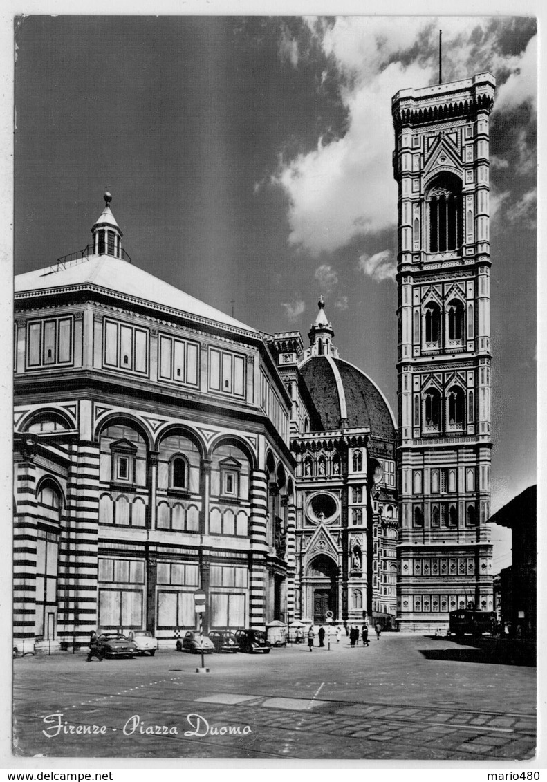 FIRENZE    PIAZZA   DUOMO                (VIAGGIATA) - Firenze (Florence)