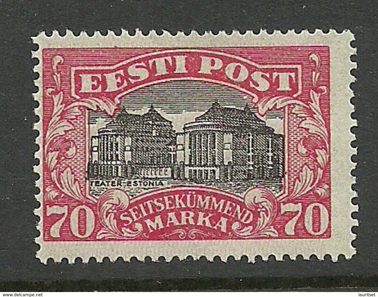 Estland Estonia 1924 Theater Michel 56 * - Estland