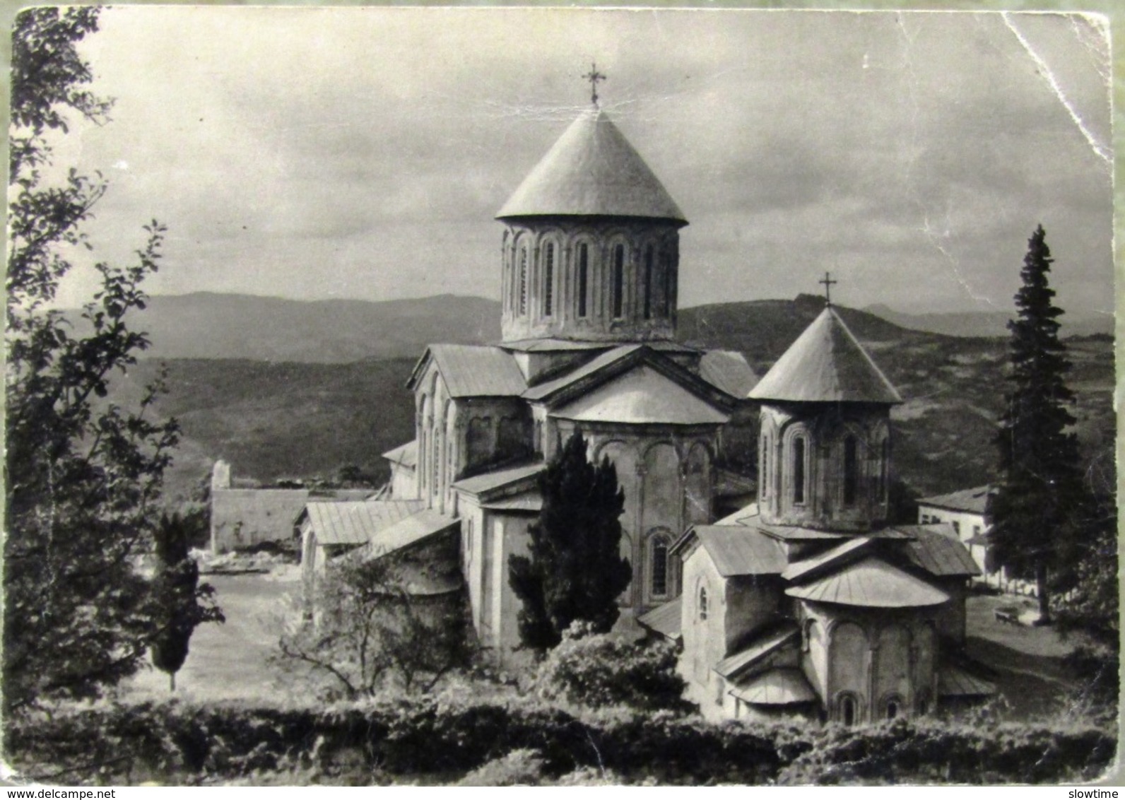 Georgia Kutaisi USSR Gelati Monastery Cathedral Of The Nativity Church Of St. George Real Photo Postcard - Georgia