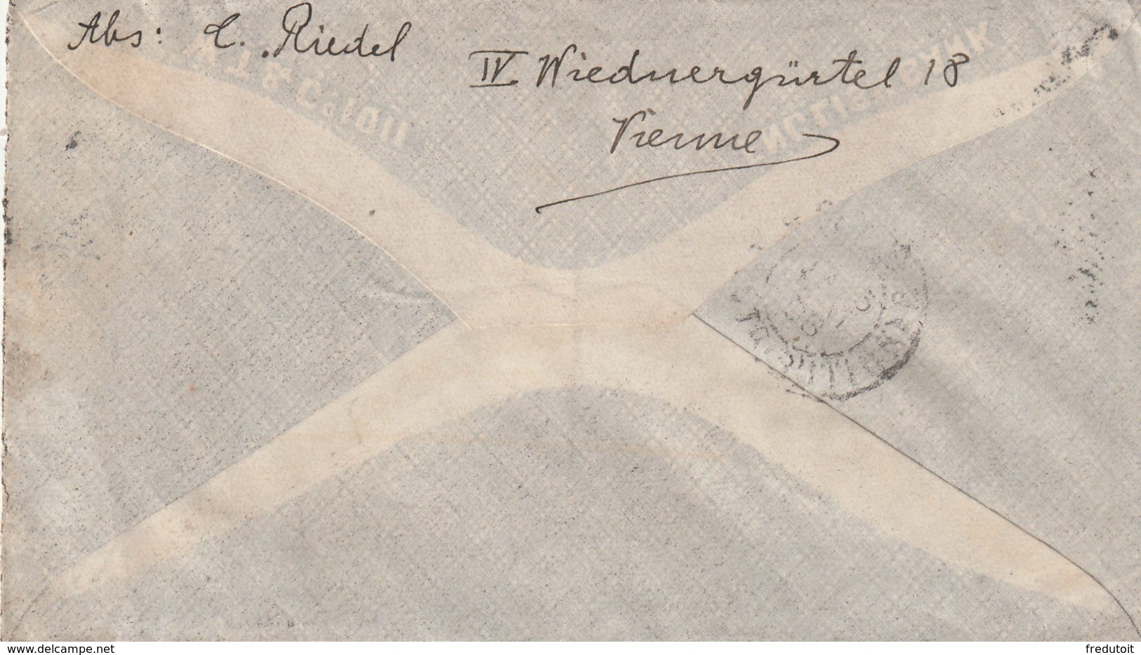 LETTRE - AUTRICHE - Wien Le 13.05.1898 Pour Paris (affranchissement Tricolore) - Lettres & Documents