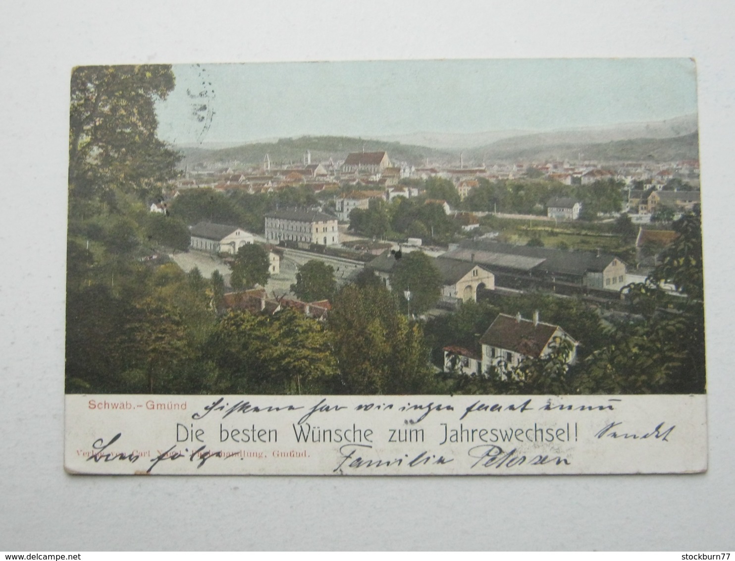 SCHWÄBISCH GMÜND  ,schöne Karte - Schwaebisch Gmünd