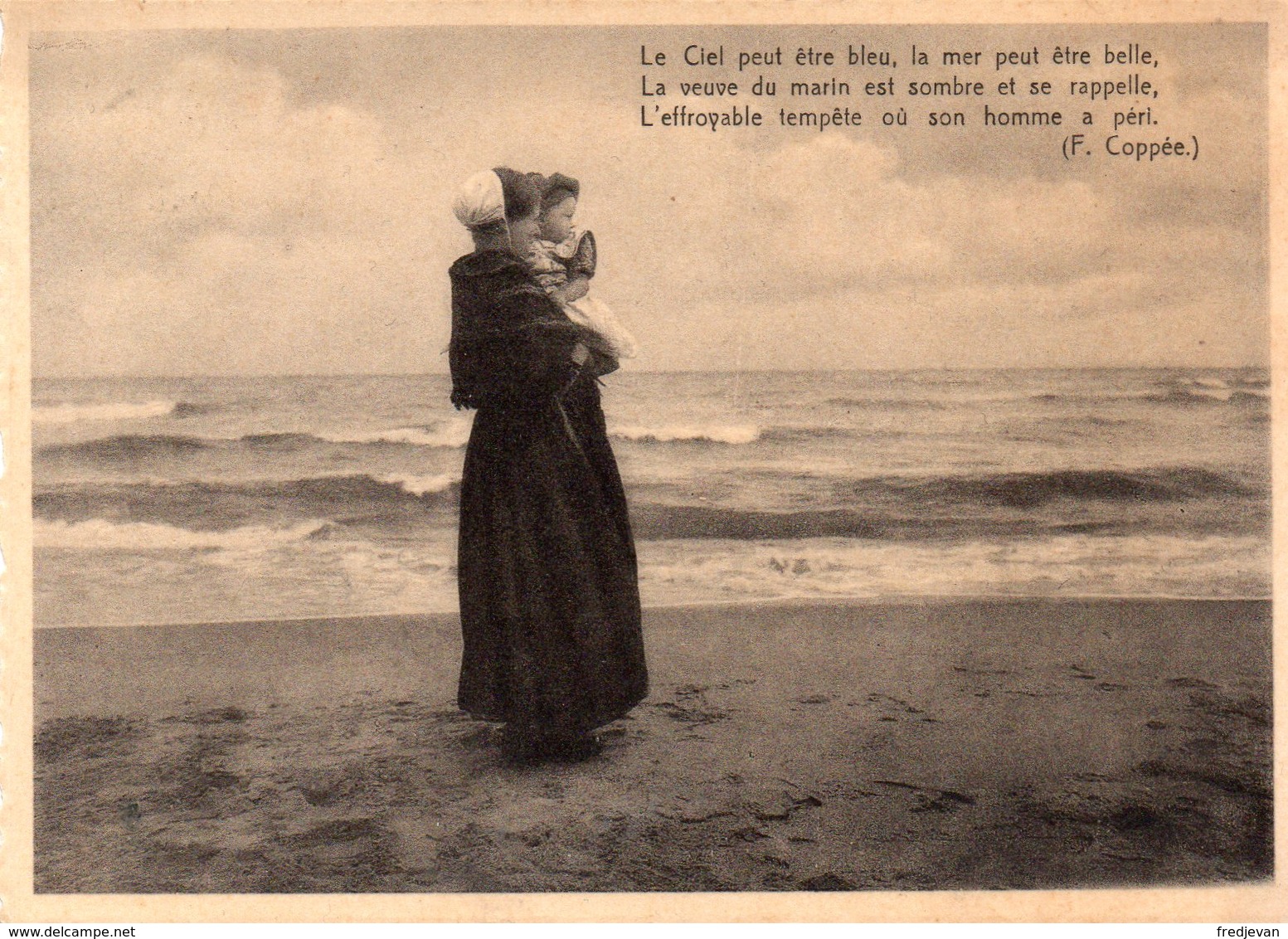 Middelkerke - Dame Met Kind Turend Naar De Zee - 1938 - Middelkerke