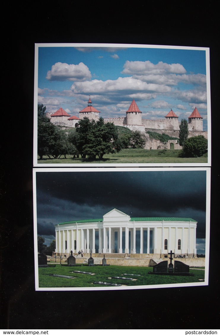 Moldova / Transnistria (PRIDNESTROVIE). Bendery. 2 PCs Lot  - Modern Postcard - Moldavia