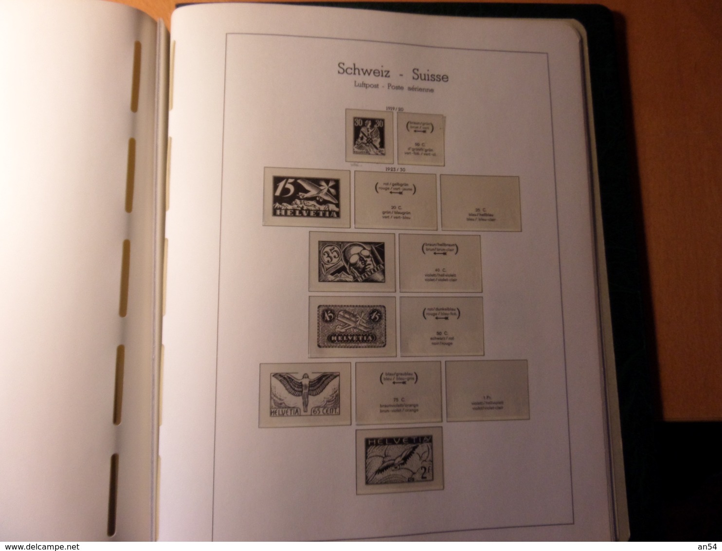 ALBUMS LEUCHTTURM FEUILLES PRE-IMPRIMEE  SF BARE ROTATIVE   PJ DE 1912 à 1963 PP DE 1936 à 1964 PA DE 1919 à 1949