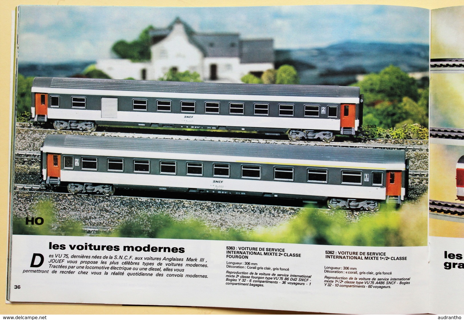 1978 1979 Catalogue JOUEF Collection Trains HO Train électrique Accessoires - French