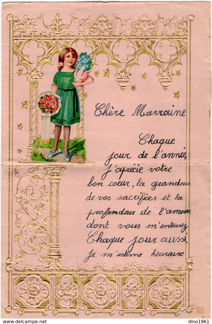 VP13.690 - Sart Dames Avelines ( VILLERS LA VILLE ) 1948 - Lettre Illustrée Découpis Enfant Papier Gaufré - Children