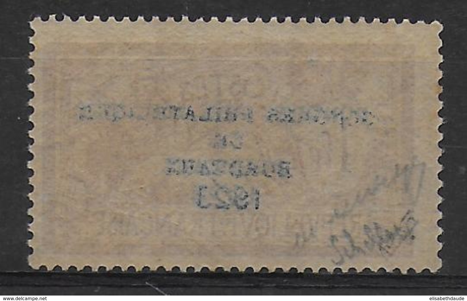 1923 - YVERT N° 182 ** - LUXE SANS CHARNIERE SIGNE SCHELLER - COTE = 925 EUR. - - Neufs