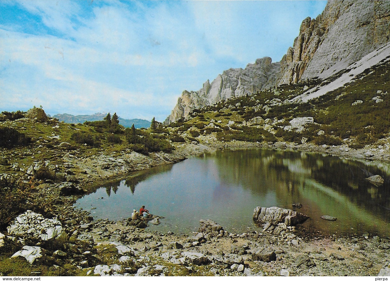 DOLOMITI - LAGO LAGAZUOI - TIMBRO RIFUGIO SCOTONI - NUOVA - Alpinisme