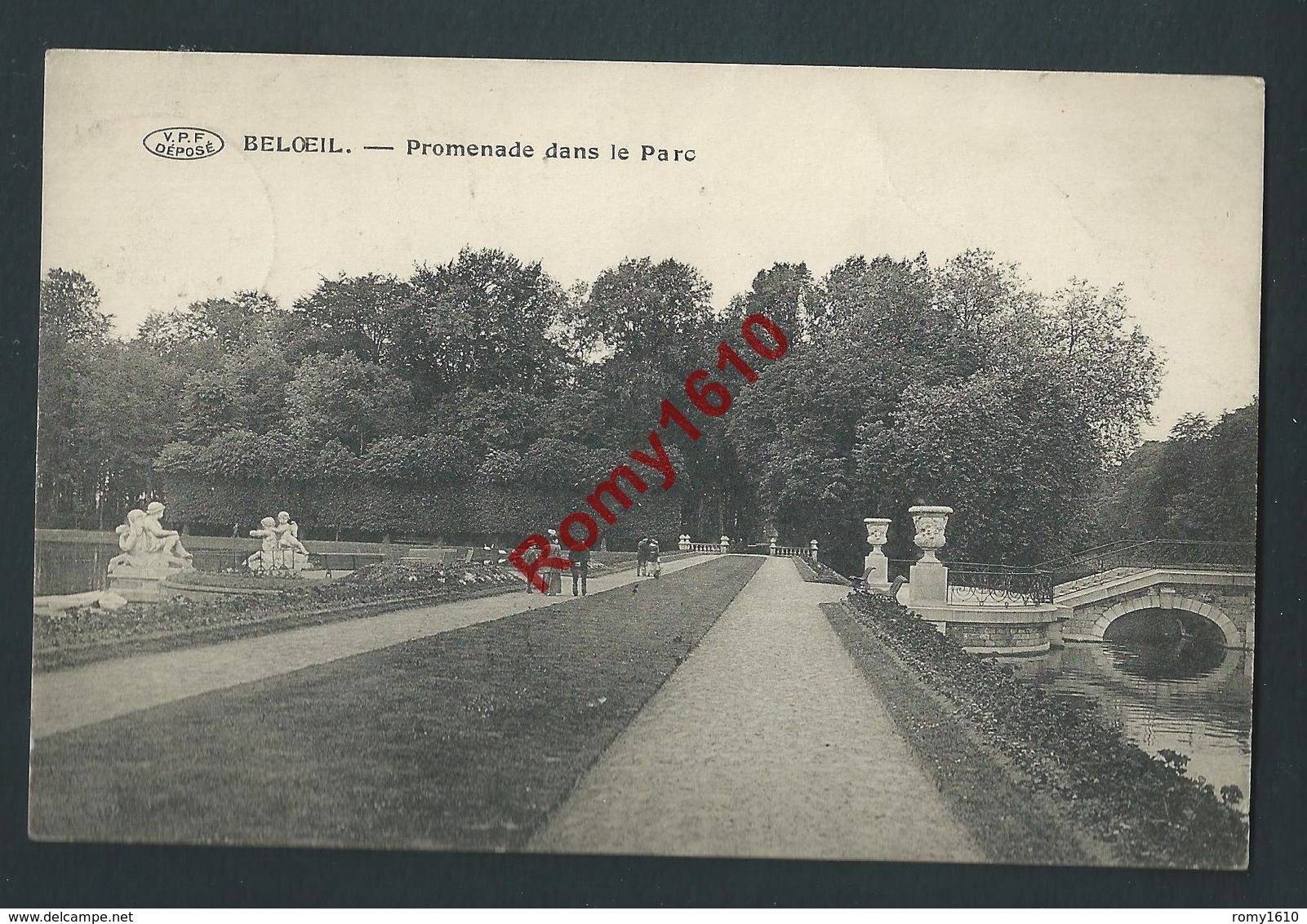 Beloeil.  Promenade Dans Le Parc. 1919.  2 Scans - Beloeil