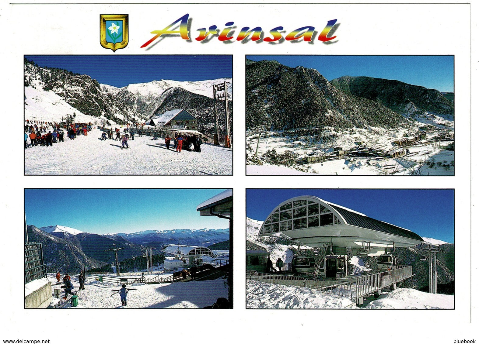 Ref 1245 - 2006 Andorra Postcard - 56c Rate To England - Andorra